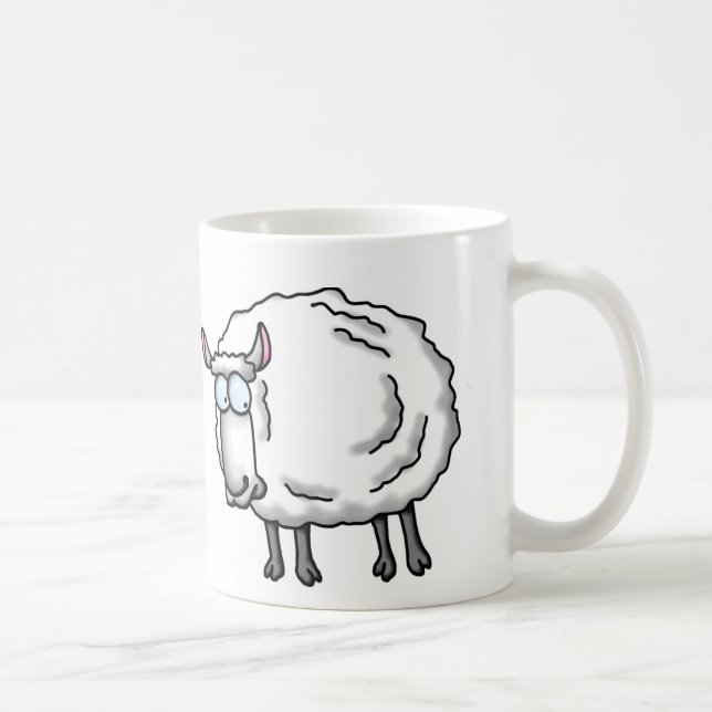 White sheep coffee mug (Right)