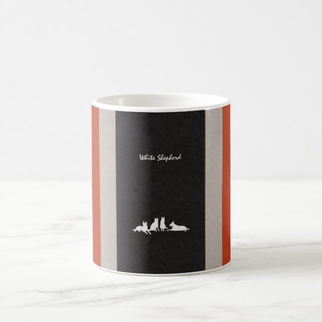 White Shepherd Coffee Mug (Center)