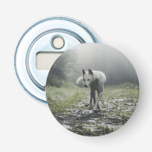 White Siberian Husky Bottle Opener