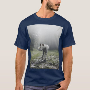 White Siberian Husky T-Shirt