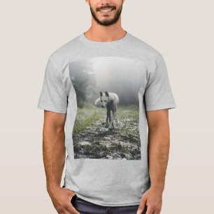 White Siberian Husky T-Shirt