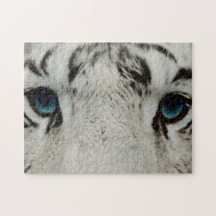 White Siberian Tiger Jigsaw Puzzle
