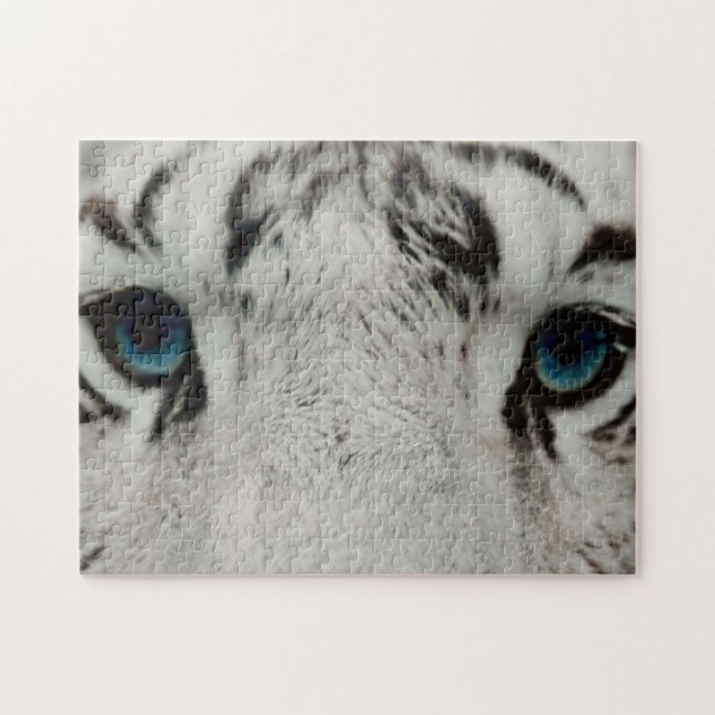 White Siberian Tiger Jigsaw Puzzle (Horizontal)