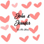white simple minimal text style wedding red heart  standing photo sculpture<br><div class="desc">design</div>