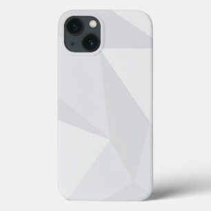 White, simple, modern, urban, cool, trendy pattern iPhone 13 case