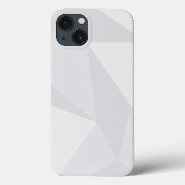 White, simple, modern, urban, cool, trendy pattern Case-Mate iPhone case (Back)