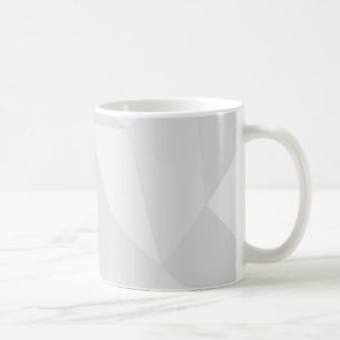 White, simple, modern, urban, cool, trendy pattern coffee mug