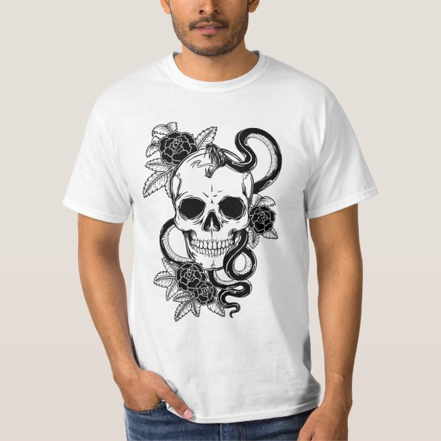 White skull t-shirt (Front)