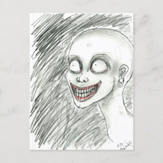 White Smile Postcard