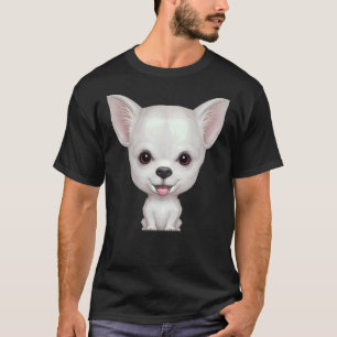 White Smooth Coat Chihuahua T-Shirt