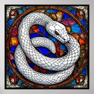 White Snake Poster