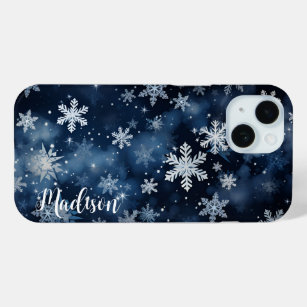 White Snow Falling -  iPhone 15 Case