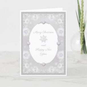 White Snowflake Card