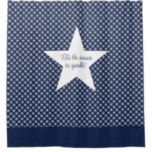 White Snowflake Pattern on a Midnight Blue Sky