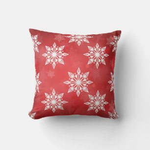 White Snowflake Pillows