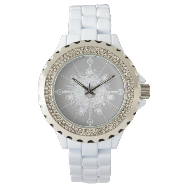 White Snowflake Watch (Front)