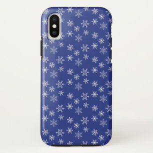 White Snowflakes Pattern Case-Mate iPhone Case