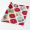 White Snowflakes Photo Collage Christmas Gift Wrap