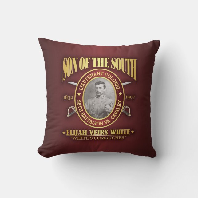 White (SOTS2) Throw Pillow (Front)