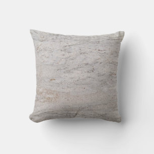 White Speckled Marble Textured Pillow