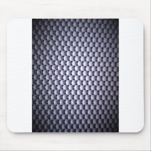 White spheres mouse pad