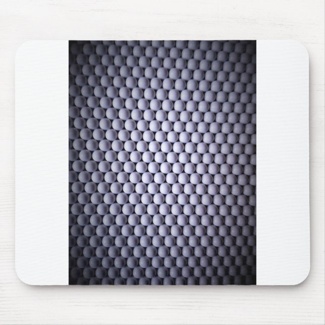 White spheres mouse pad (Front)