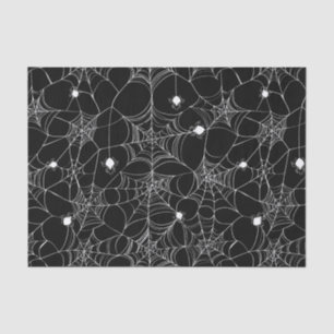 White Spider Web Halloween Tissue Paper