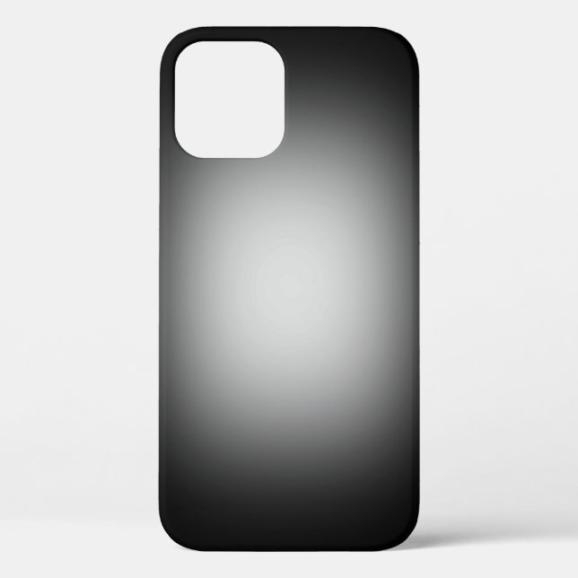 White spotlight on black Case-Mate iPhone case (Back)