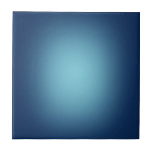 White spotlight on blue tile