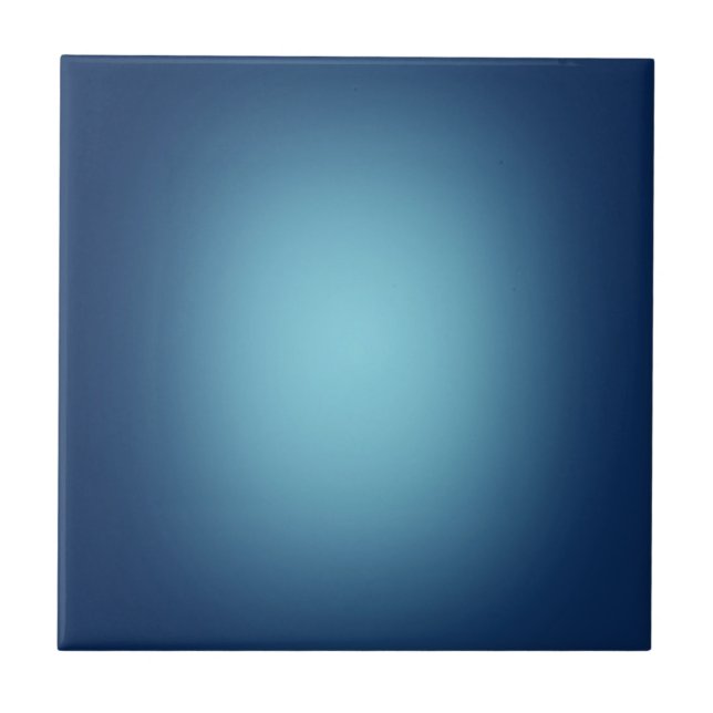White spotlight on blue tile (Front)