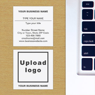 White Square Business Card