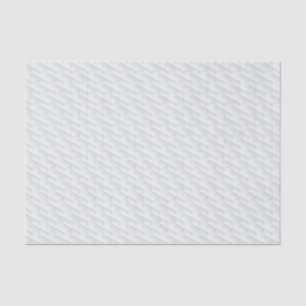 White square embossed tissue paper