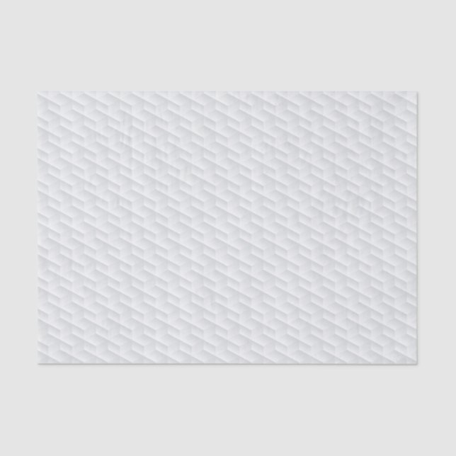 White square embossed tissue paper (Front)