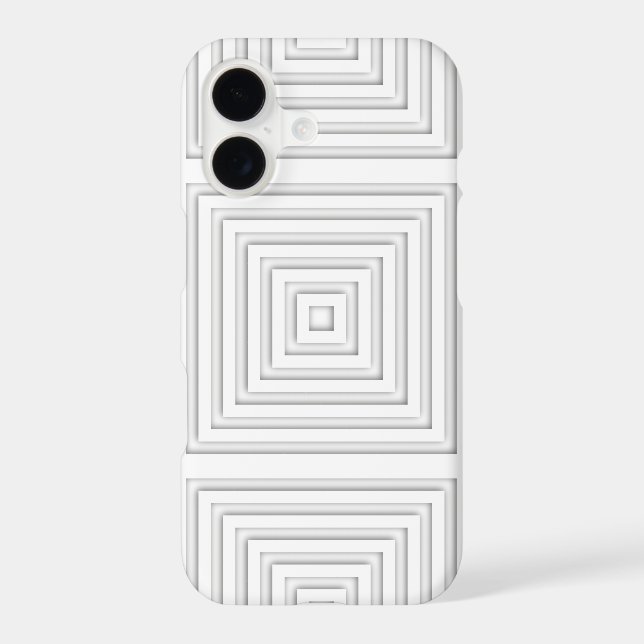 White Square Geometric (Back)