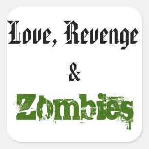 White Square Sticker