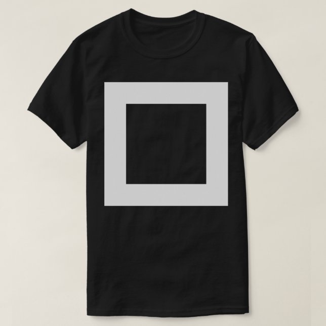 White Square T-Shirt (Design Front)
