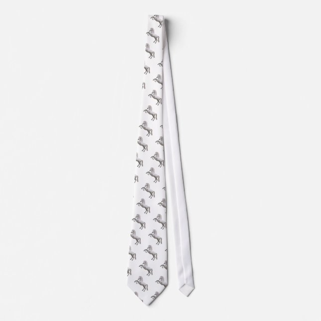White Stallion Tie (Front)