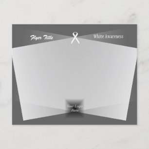 White Standard Ribbon by Kenneth Yoncich Flyer