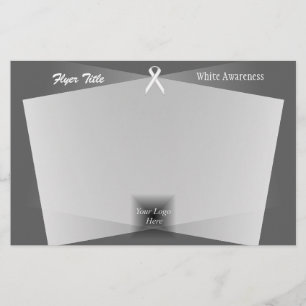 White Standard Ribbon by Kenneth Yoncich Flyer