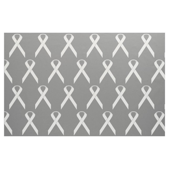 White Standard Ribbon Fabric (Fat Quarter)
