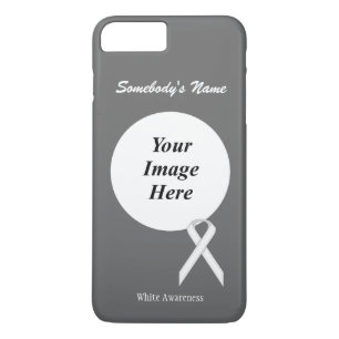 White Standard Ribbon Tmpl by Kenneth Yoncich Case-Mate iPhone Case