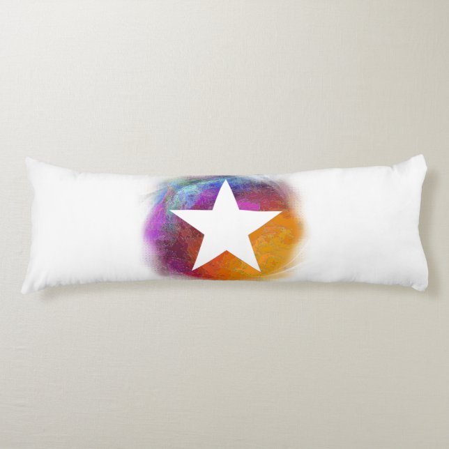 White Star Body Pillow (Front)