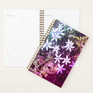 White Star Flower Planner