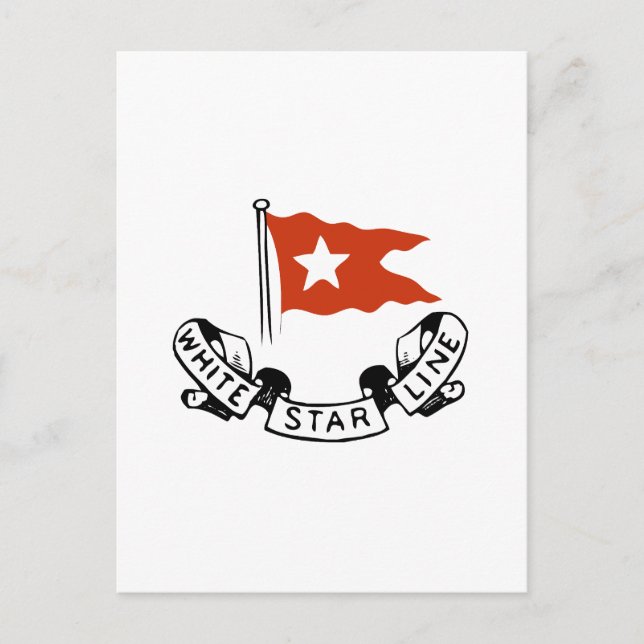 White Star Line Logo Postcard (Front)