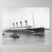 White Star Line RMS Olympic, 1911. Vintage Photo