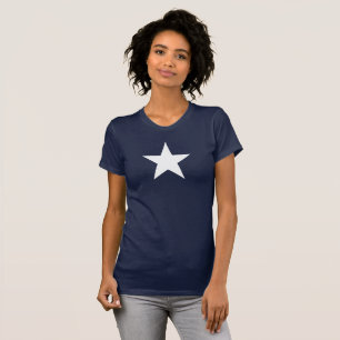 White Star Navy Blue T-Shirt