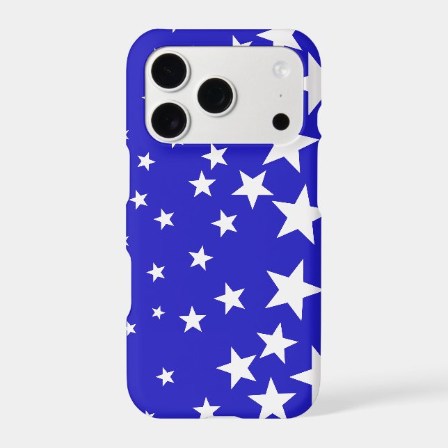 White star pattern on blue background (Back)