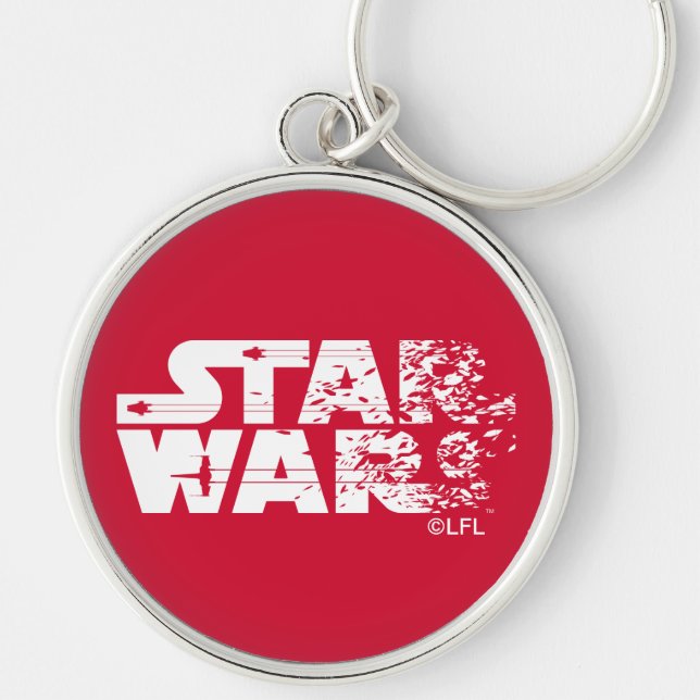 White Star Wars Logo Keychain (Front)