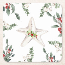White Starfish Beach Christmas Holiday