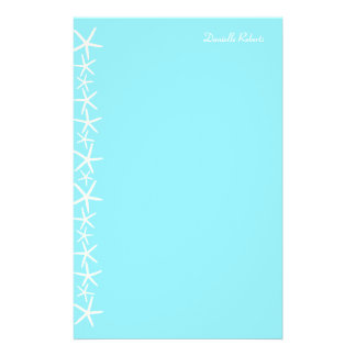 Beach Theme Stationery Templates, Beach Theme Custom Stationery Templates